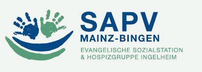 SAPV Mainz-Bingen Logo der SAPV Mainz-Bingen mit Händen in verschiedenen Farben und Text zur Organisation.